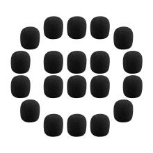 40Pcs Praktiska Kragenmikrofonhöljen Flexibla Svampmikrofonhöljen