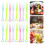 200Pcs Engångs Transparent Hjärtform För Fest Bröllop 9