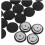 20Pcs Hatt Snabbfästning Metallknappar För Baseballmössor 9