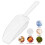 8Pcs Mini Scoops Clear Food Serving Scoop 7
