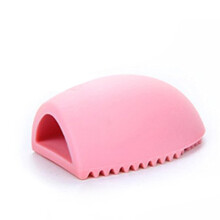 Silikon Makeup Penselrenare Rengöringsägg Tvättverktyg Rosa