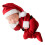 Newborns Photoshooting Props Santa Hat Footed Romper Posing 1