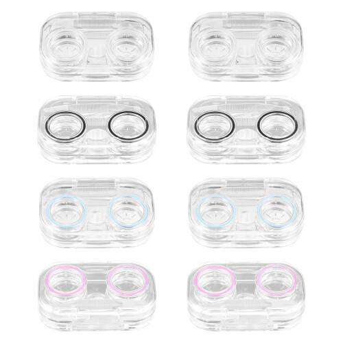 1 Set 8Pcs Linsfodral Bärbara Förslutna Linsförvaring