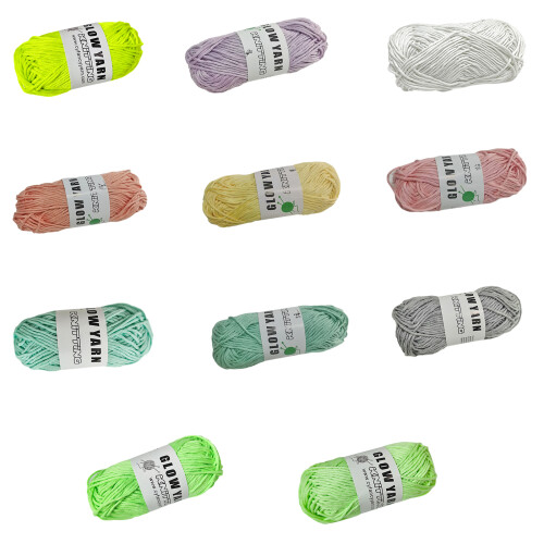 2mm Crochet Yarn for Handmade Projects Weaving-G002 light blue 1