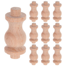 10Pcs Mini Pelar Av Spindlar För Hantverk Dekorativa Relingar