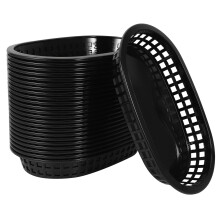 24Pcs Snabbmatkorgar Serveringsbrickor Restaurang