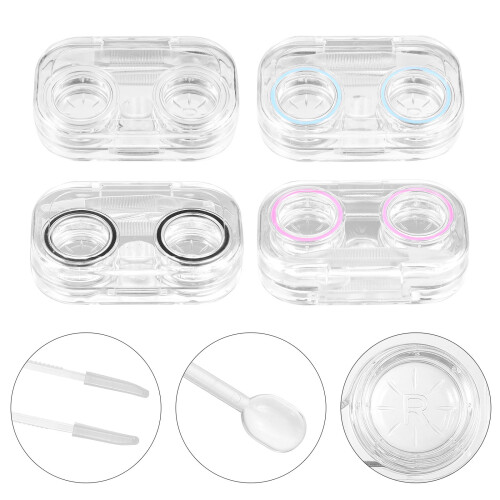 1 Set 8Pcs Linsfodral Bärbara Förslutna Linsförvaring 2