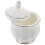 Ceramisk Sockerburk Med Lock, Godisserveringsfat, Kondimentskål 6
