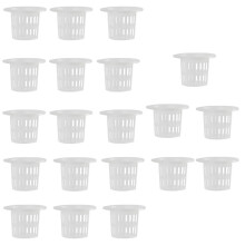 100Pcs Plastnätskopp Plantkärl Förskolningskopp Jordfri Kultur