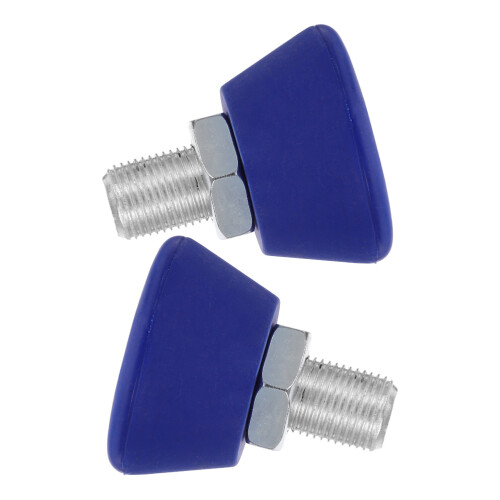 2Pcs Roller Skate Tåstopp Skridskobromsbricka Utbytes Tåstoppar