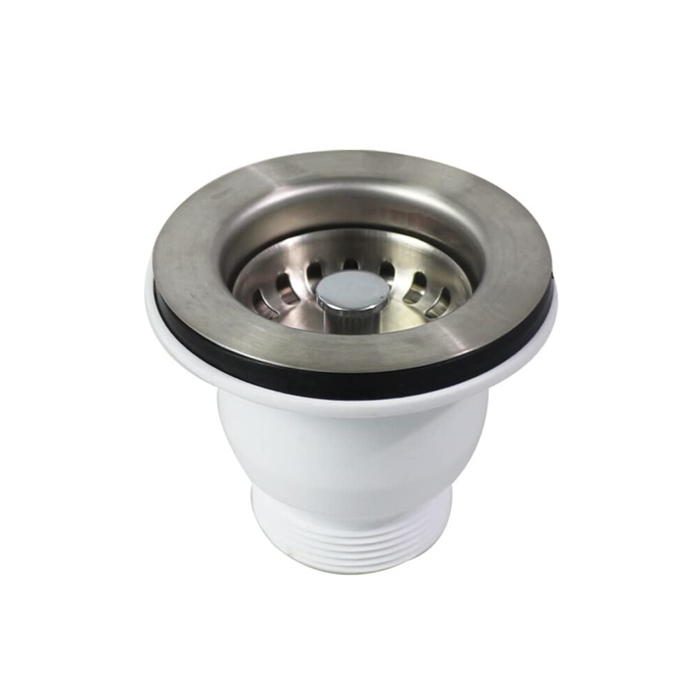 60Mm Stainless Steel Sink Mini Basket Strainer Waste Kit 85Mm Flange Compatible With 1.5 Inch Drains 1.5 Inch Drain 9105992857395