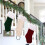 Sac cadeau de bas de noël 17 pouces, bas tricotés avec-Vert 6