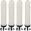 (As show, One size) 4Pcs Replacement Ceramic Water Filter Compatible With Water Filtration System 1
