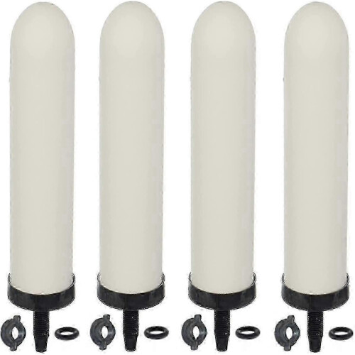 (As show, One size) 4Pcs Replacement Ceramic Water Filter Compatible With Water Filtration System