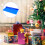 Blaues Wasserfestes Geschenkpapier Verpackung 7