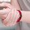 Kinder Silikonarmband Dunkelrot Robust 3