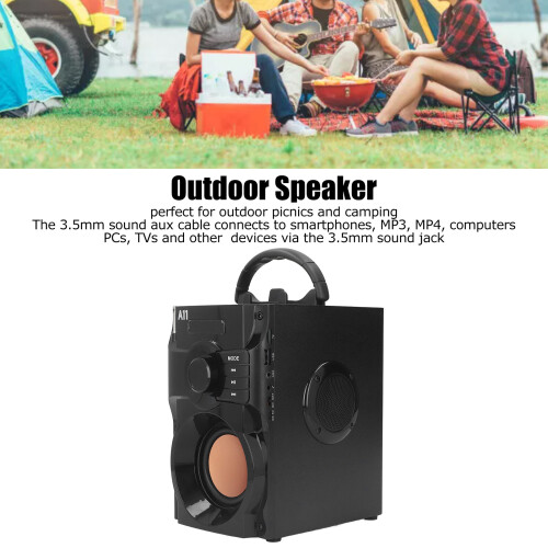 Bluetooth 5.0 Portable Speaker 10W, 1800mAh with Remote 2