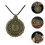Eight-Diagram Hanger Retro Messing Gift Hangende Ketting 9