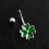 2 Navelring Menselijk Lichaam Piercing Sieraden Klaverblad 11