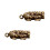 2 Stuks Brave Hangsieraad Thuisdesktop Goudkleurig 7