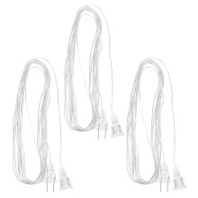 3Stk Vorhang Licht Verlängerungskabel Ersatz LED Lampe Party