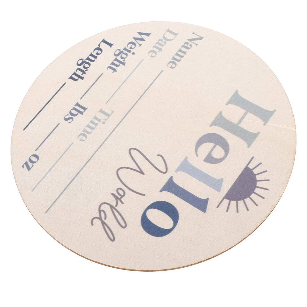Wood Monthly Milestone Discs For Newborn Photo And Growth Keepsake Happyyami