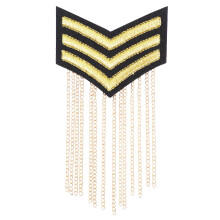 1 Stuk Schouderbadge Franje Epaulet Schouderplaat