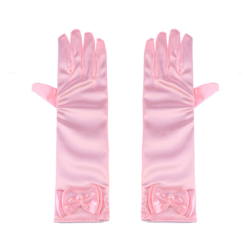 1 Paar Satin Schleife Pink