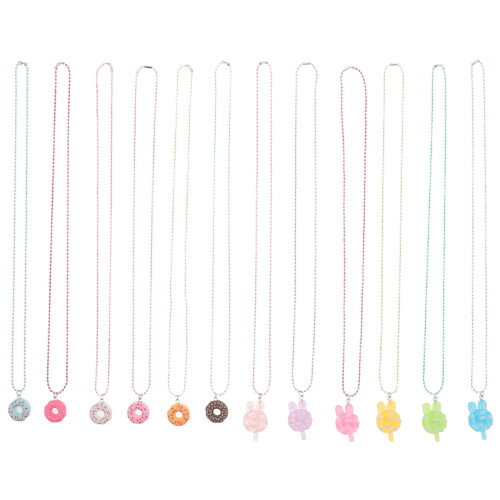 12Stk Mädchenparty Schmuck Kinder Deko Set