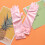 1 Paar Satin Schleife Pink 3