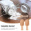 5Pcs Practical Chocolate Wooden Scoops for Tea Milk 11