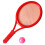 1 Paire De De Badminton Tennis En Avec 10