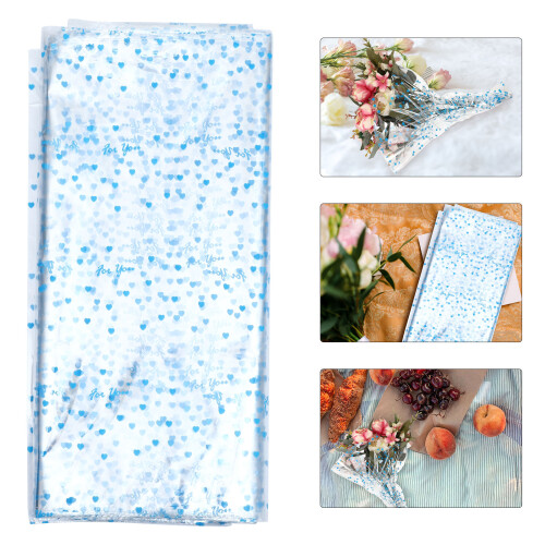 100 Unidades Papel De Embalaje Impermeable Transparente 1
