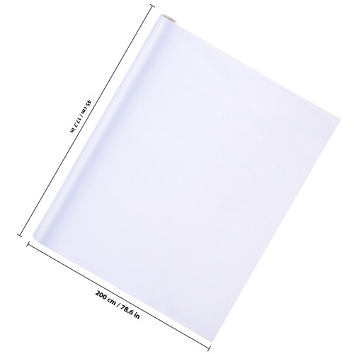 1 Rollo Pizarra Blanca Reutilizable Autoadhesivo Para Pared 1