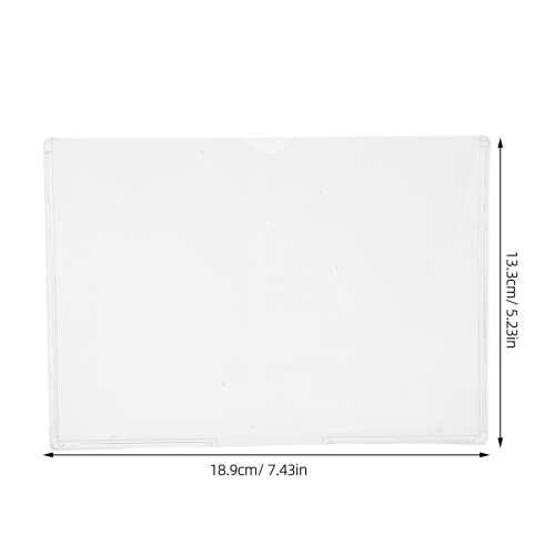 Rígida De Plástico 7.4" X 5.2" Para De 1