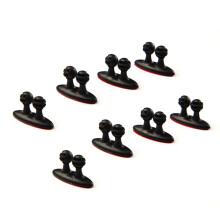 16 Unidades Clip Para Cable Soporte Cargador Organizador