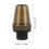 10 Unidades Abrazaderas Cable Conector Para Colgante 9