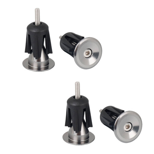 2 Unidades Empuñaduras Manillar Aluminio Cnc