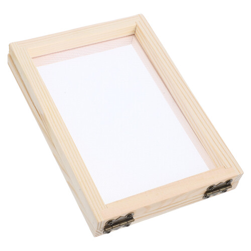 Marco Para Papel Manual De Madera, Kit Diy