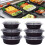 10 Unidades 1000 Ml Plástico Desechable Con 3