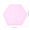 1 Tapete Hexagonal Anti-Derrapante Para Crianças (Rosa) 8