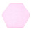 1 Tapete Hexagonal Anti-Derrapante Para Crianças (Rosa) 5