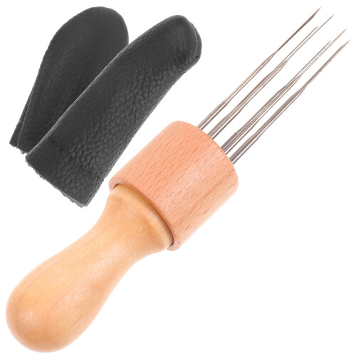 Conjunto De Agulha De Punch Needle Para Ponto Cruz E