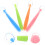 4 Colheres De Silicone Para Bebê, E , De 2