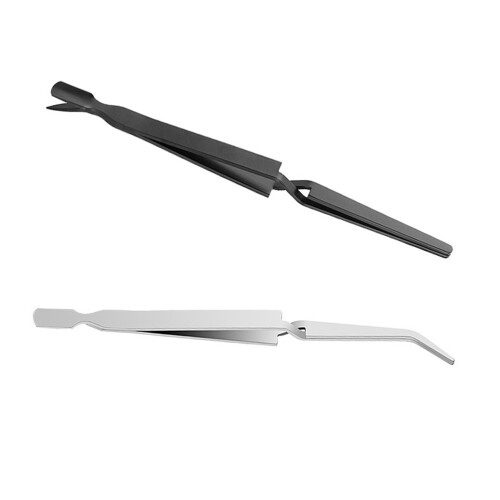 1 Pinça Multifuncional Para Unhas De E Corte (Prata)