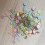 200 Unidades Cabeça De Flor Plástico Para Patchwork Artesanato Diy 8
