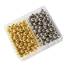 200 Unidades 6 Mm De Posicionamento Bola Tachinhas Prateada