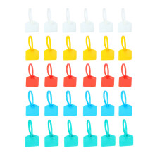 100 Unidades Bolsa Com Fecho Automático Náilon Para Etiquetas Ethernet