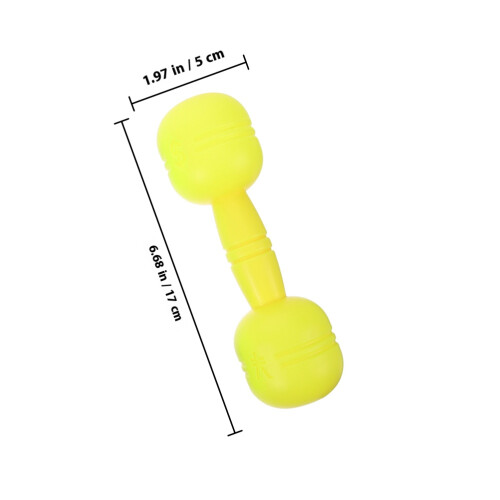 4 Pares De Halteres Plástico Com Para Bebês 1