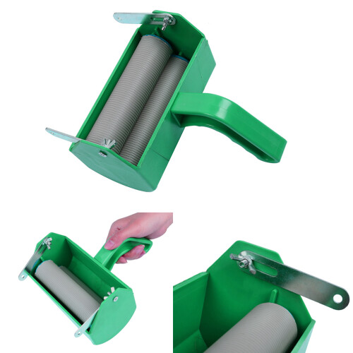 Rolo De Impressão Para Papel De Parede Com Cabeça De Plástico Verde